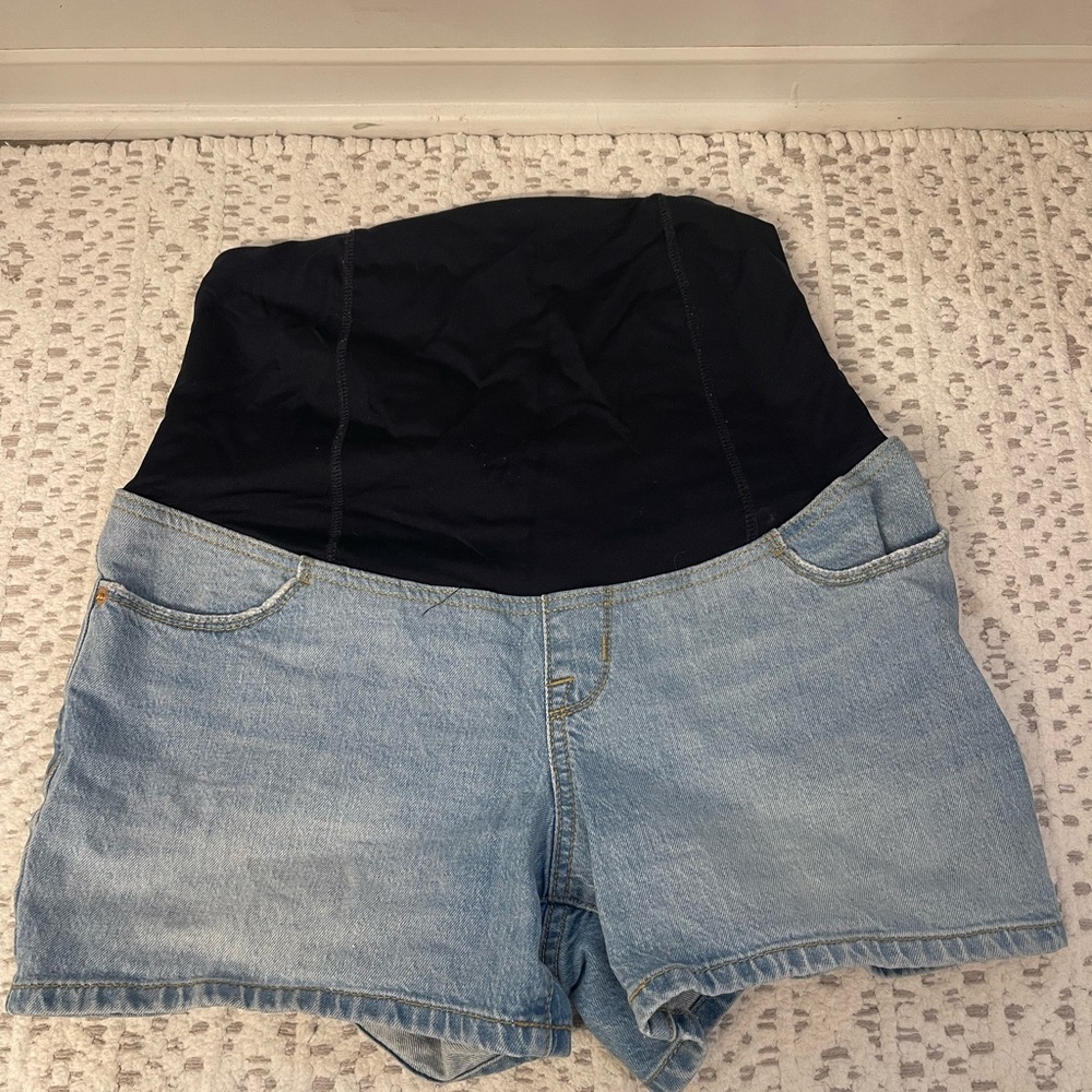 Isabel maternity midi shorts